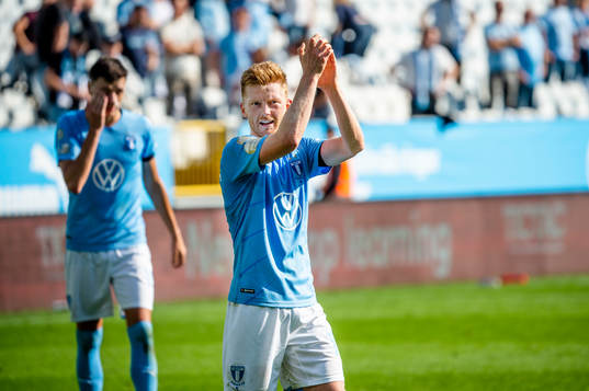 Malmö FFs Anders Christiansen jublar