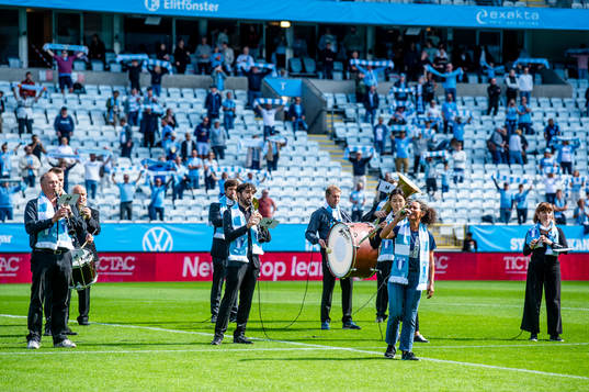 Malmö Symfoniorkester spelar Malmö FF hymnen innan