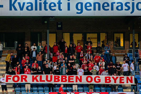 Spectators in the stands