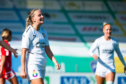 Rosengårds Ria Noora Minerva Öling jublar etfer att hon