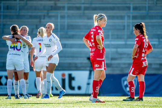 Örebros Sanna Kullberg och Emilia Pelgander deppar