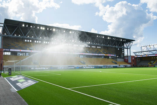 Vattning av planen