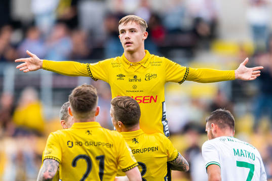 Elfsborgs Jeppe Møldrup Okkels jublar
