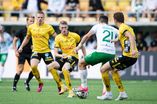 under fotbollsmatchen i Allsvenskan mellan Elfsborg och