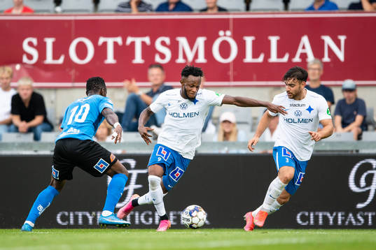 IFK Norrköpings Samuel Adegbenro och Yahav Gurfinkel