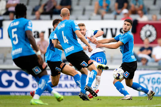 IFK Norrköpings Christoffer Nyman och Halmstads Edvin