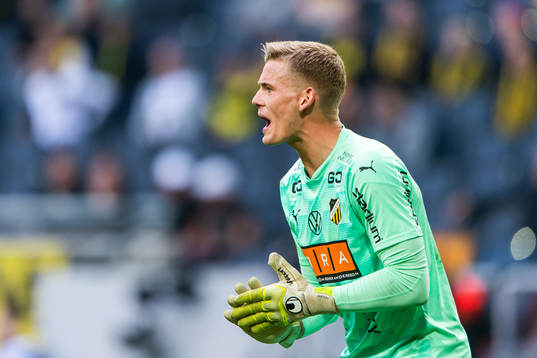 Häckens målvakt Johan Brattberg