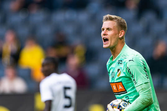 Häckens målvakt Johan Brattberg