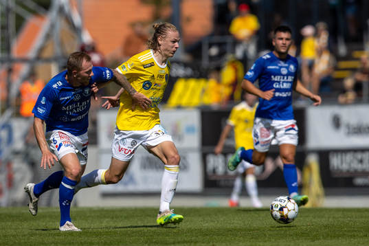 Falkenbergs Melker Nilsson mot Trelleborgs Jesper Modig