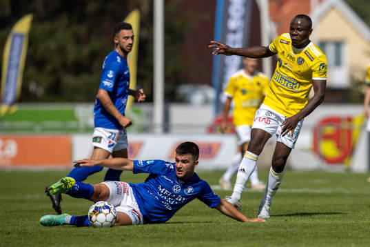 Trelleborgs Haris Brkic mot Falkenbergs Nisma Peter