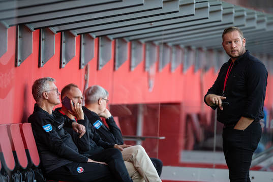 Helsingborgs sportchef Andreas Granqvist och klubbdirektör