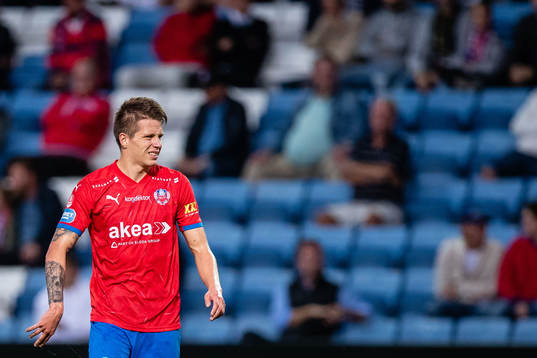 Helsingborgs Bödvar Bödvarsson har ont i handen