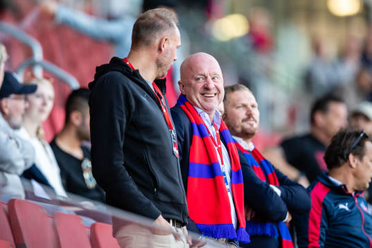 Helsingborgs sportchef Andreas Granqvist och ordförande