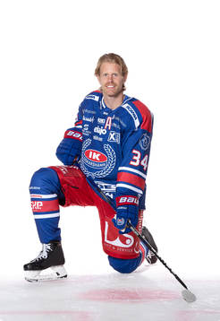 Oskarshamns Philip Samuelsson Retush ärr på haka