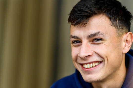Anel Ahmedhodzic of Malmö FF is interviewed by the media
