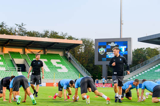 Jon Dahl Tomasson, head coach and Mark Read, physical