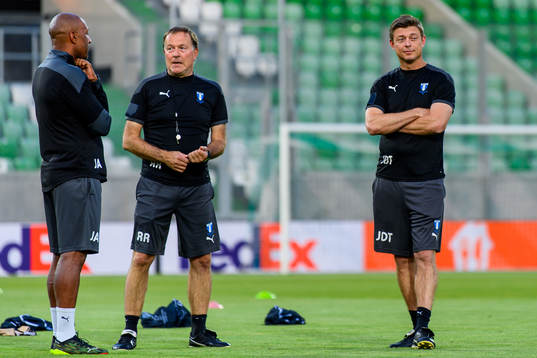 Jeffrey Aubynn, assistant coach, Remy Reijnierse, assistant