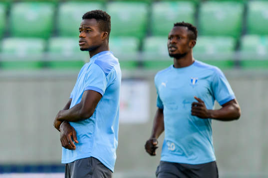 Malik Abubakari and Bonke Innocent