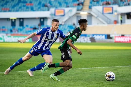 IFK Göteborgs Calle Johansson och Varbergs Tashreeq