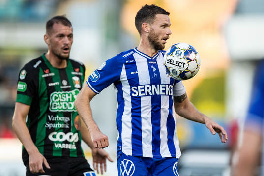 IFK Göteborgs Marcus Berg och Varbergs Albert Ejupi