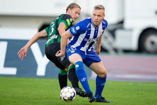 Varbergs Hampus Zachrisson och IFK Göteborgs Kolbeinn