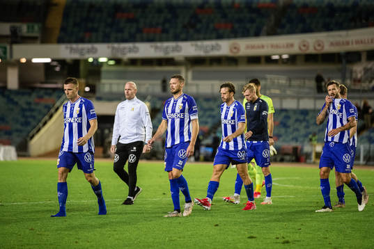 IFK Göteborgs spelare deppar