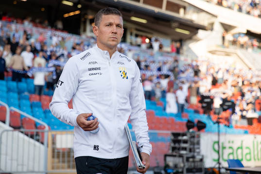 IFK Göteborgs assisterande tränare Hannes Stiller innan