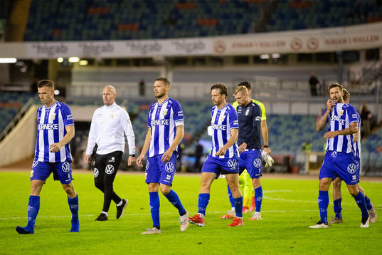IFK Göteborgs spelare deppar