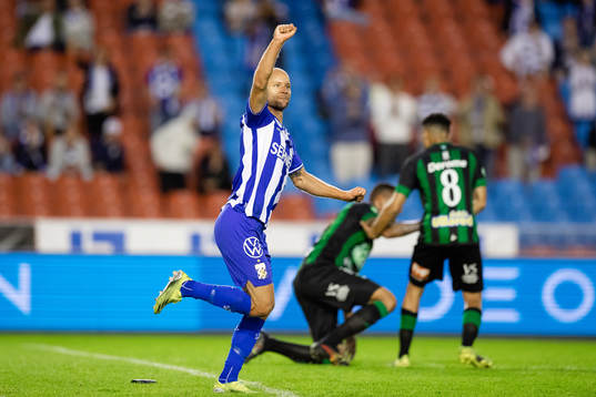 IFK Göteborgs Robin Söder jublar