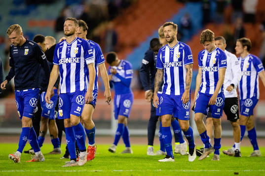 IFK Göteborgs spelare deppar