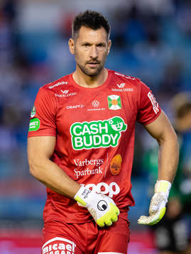 Varbergs målvakt Stojan Lukic