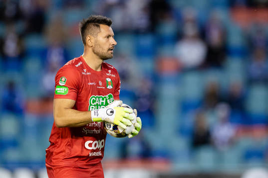 Varbergs målvakt Stojan Lukic