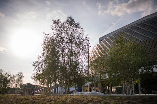Exteriör av Tele2 Arena