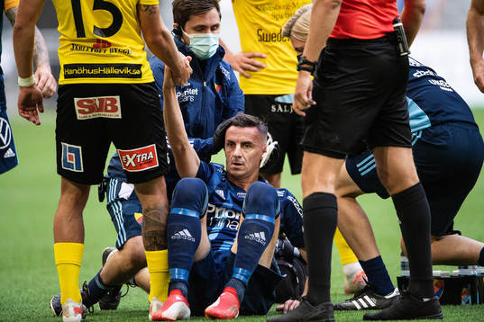 Djurgårdens Haris Radetinac får vård