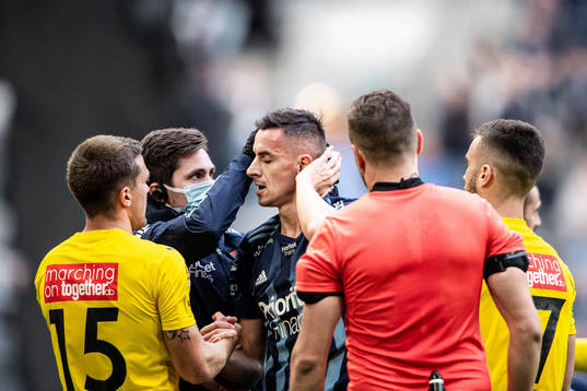 Djurgårdens Haris Radetinac har ont
