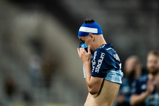 Djurgårdens Haris Radetinac deppar