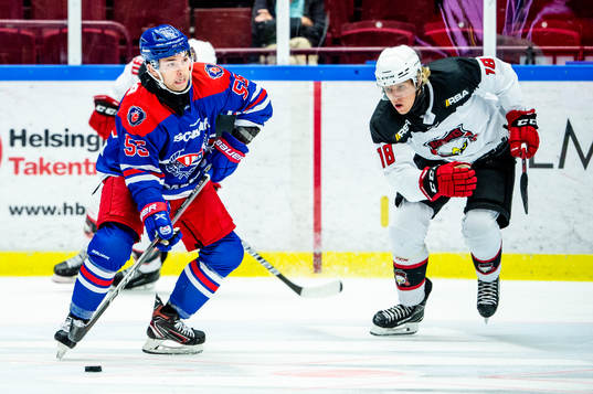 Oskarshamns David Quenneville mot Malmö Redhawks Marcus