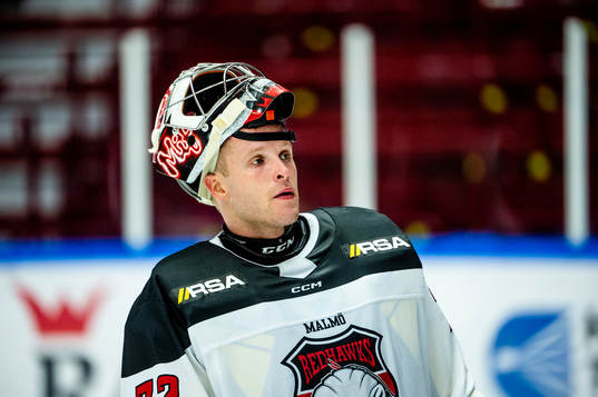 Malmö Redhawks målvakt Daniel Marmenlind