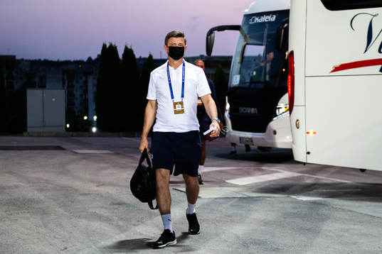 Jon Dahl Tomasson, head coach of Malmö FF arrive at the