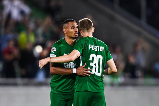 Players of Ludogorets celebrate