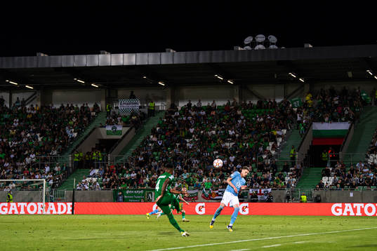 Cicinho of Ludogorets and Sören Rieks of Malmö FF