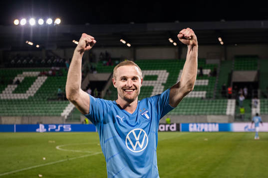 Franz Brorsson celebrates