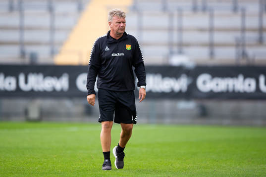 GAIS assisterande tränare Jörgen Ericson innan