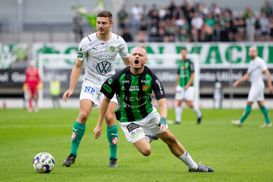 GAIS Jonas Lindberg faller