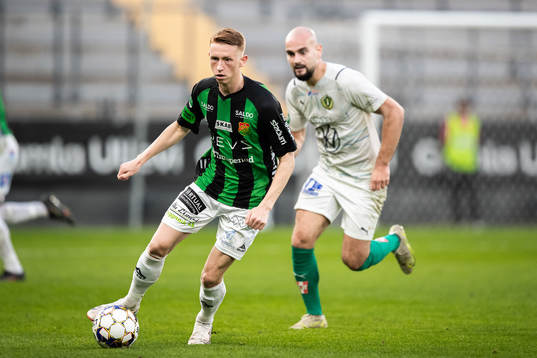 GAIS Julius Lindberg och Jönköpings Perparim Beqaj