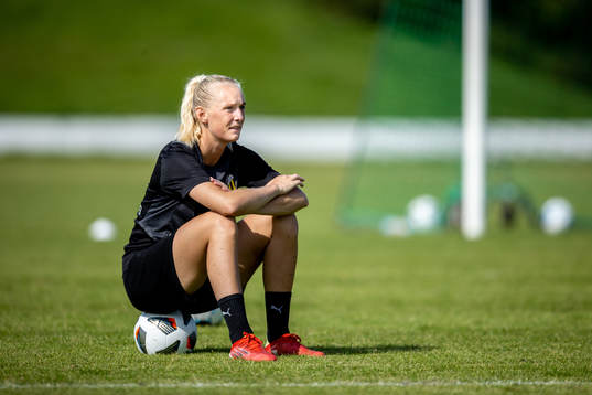 OS spelaren Stina Blackstenius tillbaka i vardagen