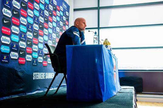 Ståle Solbakken, head coach of the Norwegian national