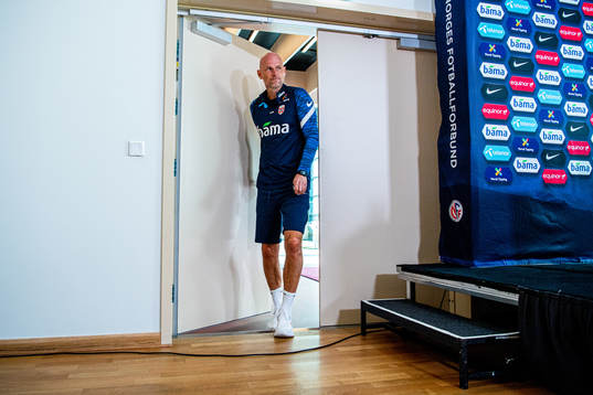 Ståle Solbakken, head coach of the Norwegian national