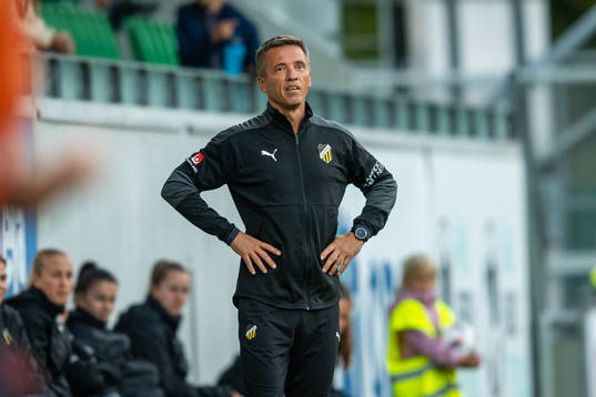 Häckens tränare Mats Gren