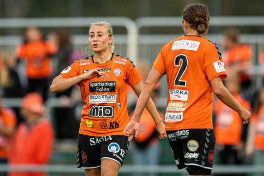 Kristianstads Kajsa Törnkvist deppar